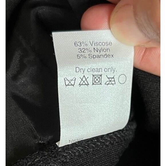 J Crew Black Skinny Mid Rise Stretch Pants Size 4 - Picture 5 of 8